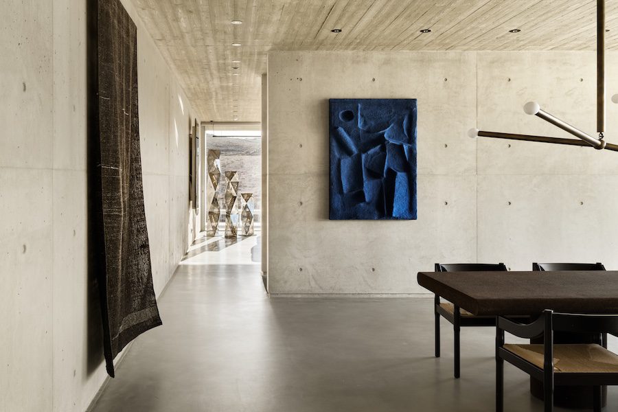 Aimasia Villa mykonos greece interiors wall art