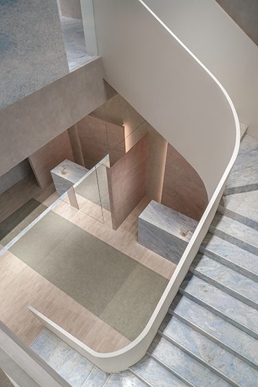 Avvenn retail space staircase Shanghai china