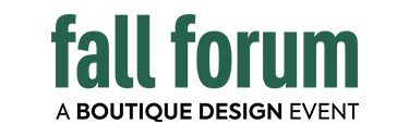 boutique design fall forum event logo