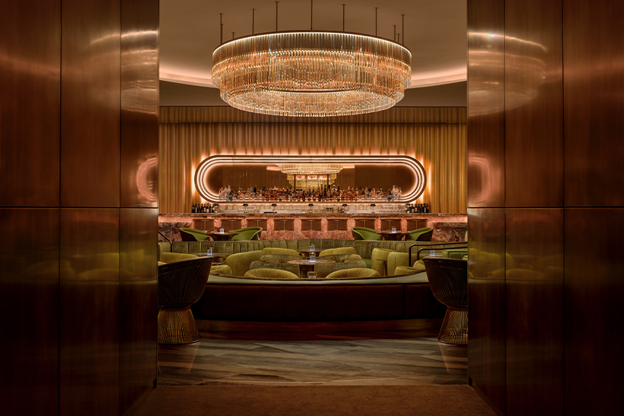 the radical hotel asheville north carolina river arts district afterglow restaurant gold chains around racetrack bar