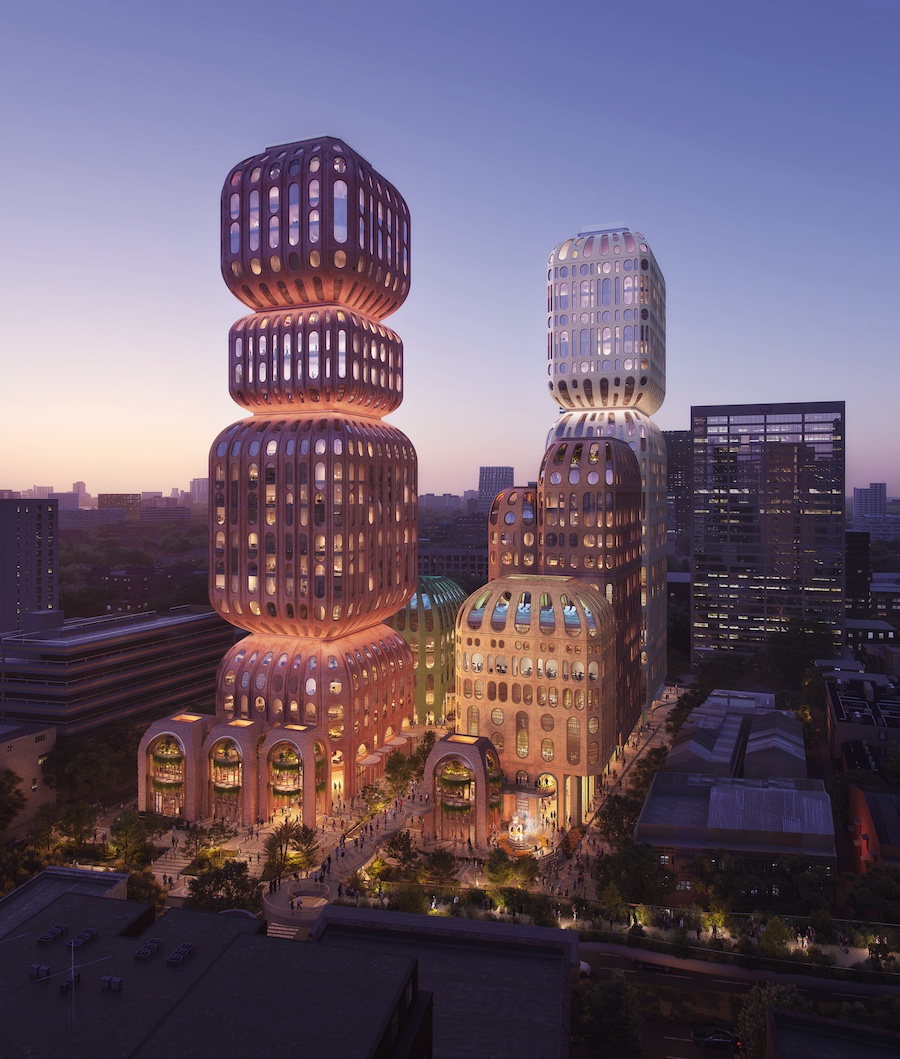 Hatai first heatherwick project in thailand thai lanterns exterior