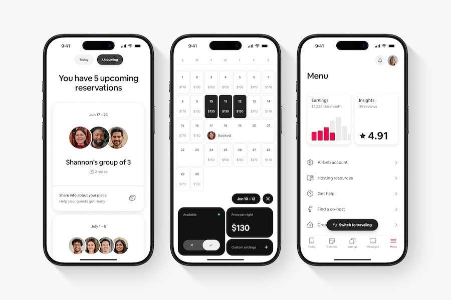 airbnb new app host platform interface