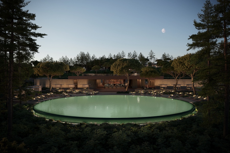 JNcQUOI Club Comporta portugal Alentejo coastline concrete buildings natural materials pool