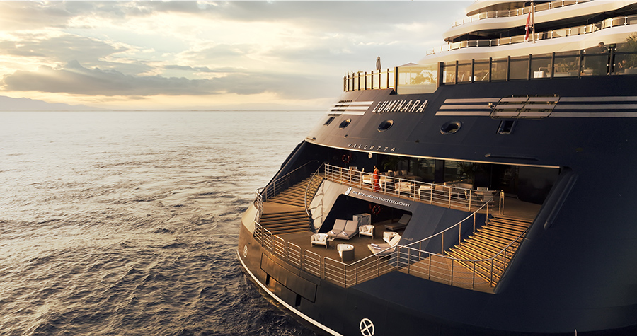 Ritz-Carlton Yacht Collection Luminara superyacht exterior marina marriott