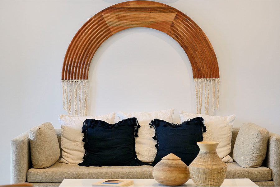 Mystic Motel Santa Fe New Mexico guestroom lounge seating area