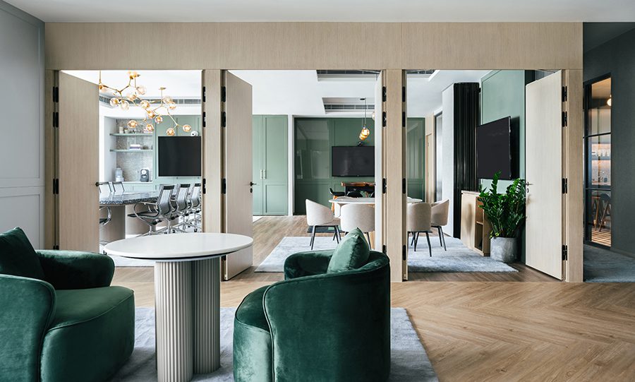 rosewood hotel group offices hong kong workplace design