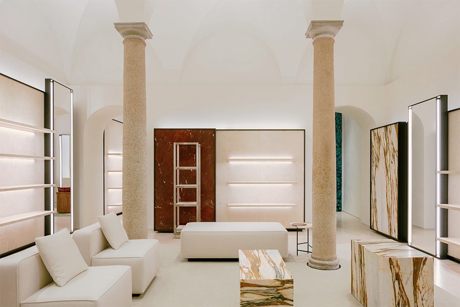 Ferragamo women’s boutique Milan italy Palazzo Carcassola Grandi