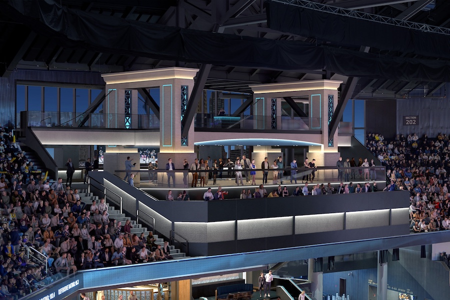 barclays center brooklyn new york The Bridge fan zone