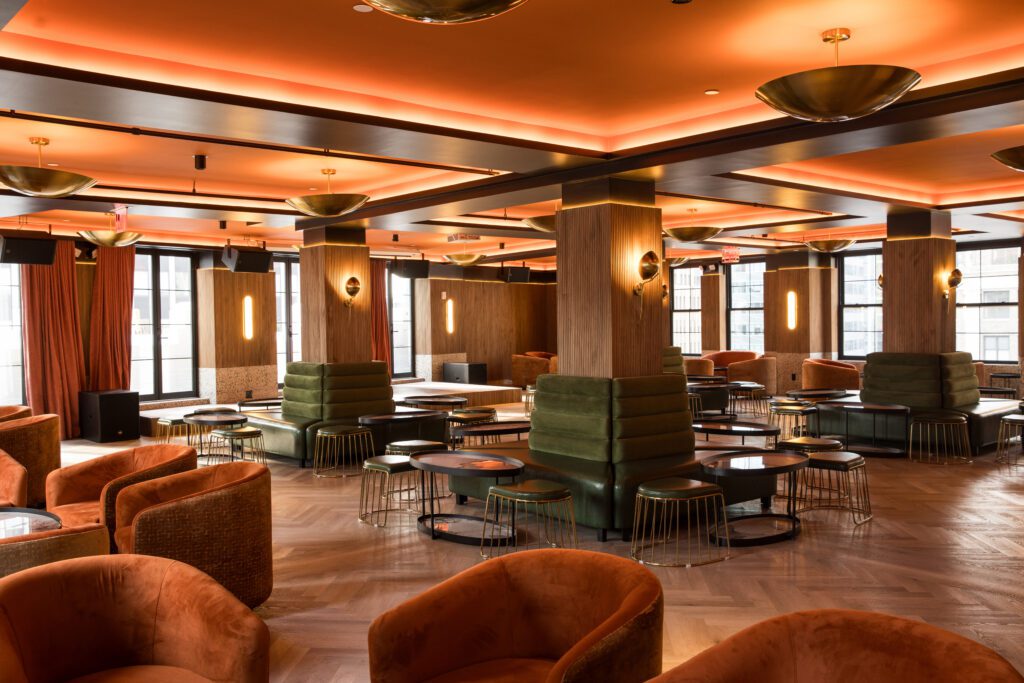 Rooftop Wolfe's Den in Manhattan